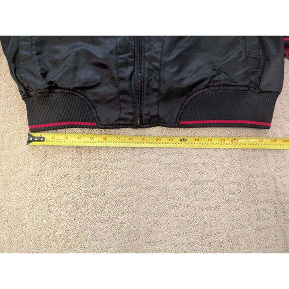 G-Unit Jacket Mens Large Black/Red Reversible Nylon Bomber - Picture 6 of 13